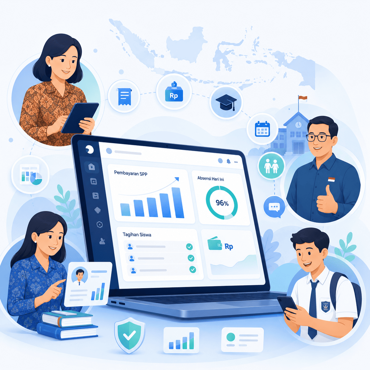 Dashboard APPSO — Sistem Informasi Sekolah dan Aplikasi Pembayaran Sekolah Online untuk SD, SMP, SMA, madrasah, dan pesantren